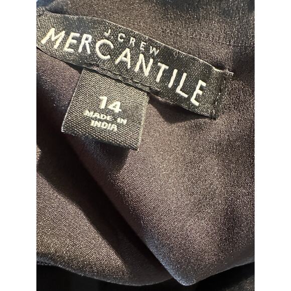 J.Crew Mercantile Floral Tiered Maxi Dress Chiffon J4263 Black & White Size 14 - Picture 8 of 15